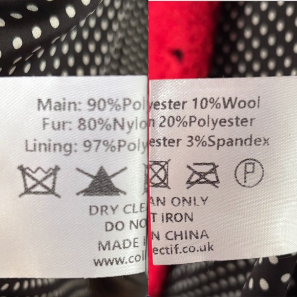 Size XS Collectif Hazel Coat Dress - Picture 10 of 10